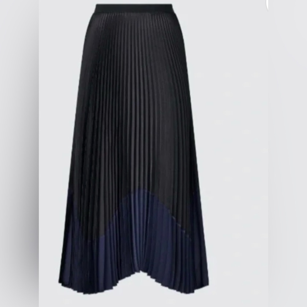 Uniqlo: C Black and Navy Pleated Skirt -EUC- size XS - Picture 3 of 3